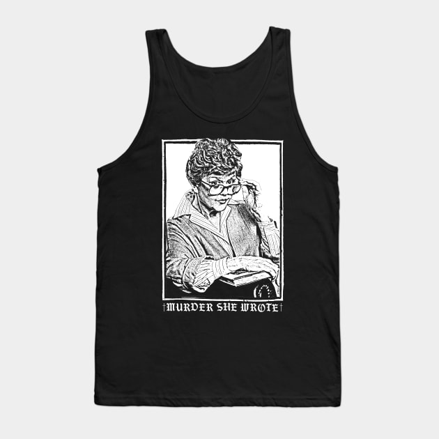 Murder She Wrote ∆∆ Vintage Look Original Design Tank Top by DankFutura